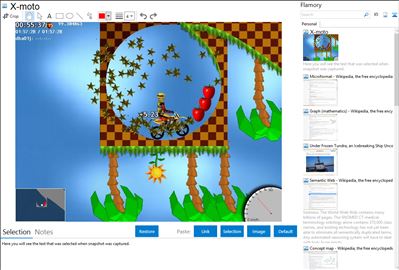 X-moto - Flamory bookmarks and screenshots