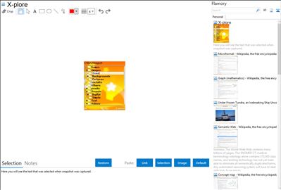 X-plore - Flamory bookmarks and screenshots