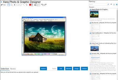 Xara Photo & Graphic Designer - Flamory bookmarks and screenshots