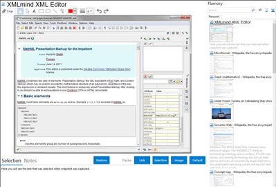 XMLmind XML Editor - Flamory bookmarks and screenshots