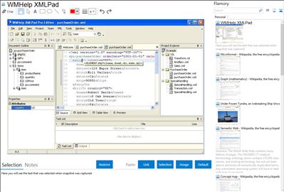 WMHelp XMLPad - Flamory bookmarks and screenshots