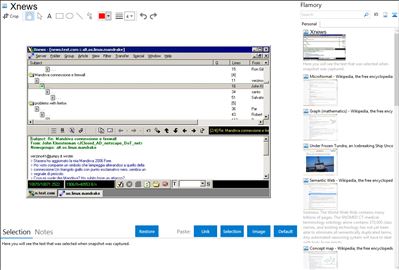Xnews - Flamory bookmarks and screenshots